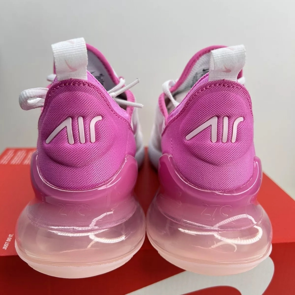 NIKE AIR MAX 270S PREMIUM WHITE-PINK WOMEN'S US SIZE 7.5 BRAND NEW IN BOX - Picture 5 of 10